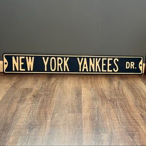 New York Yankees Street Sign